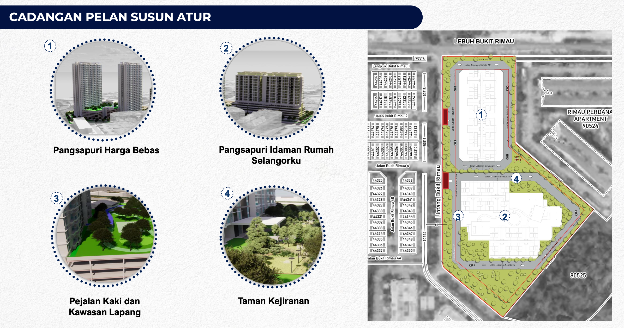 Pangsapuri Bukit Rimau - Cadangan